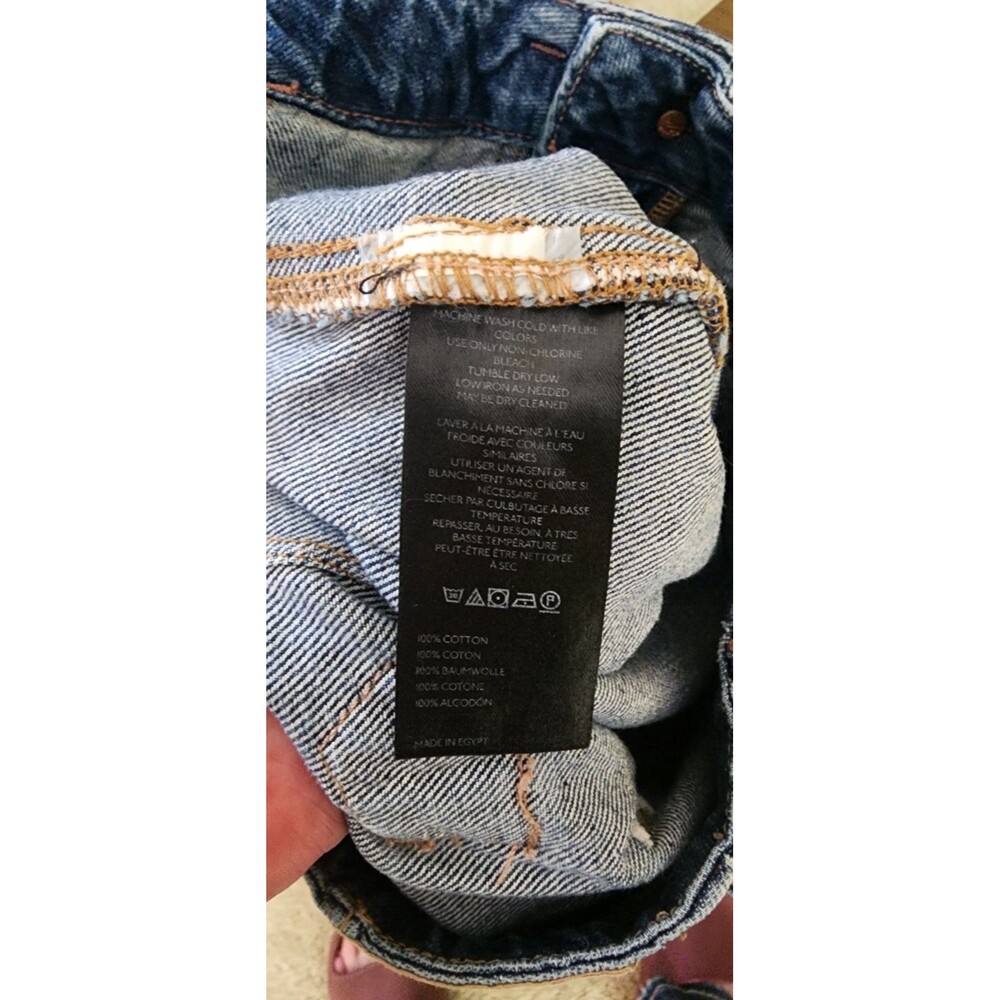 We The Free Jeans Size 27 Wide Leg Carpenter Denim High Cinch Back Hammer Loop - Picture 6 of 9